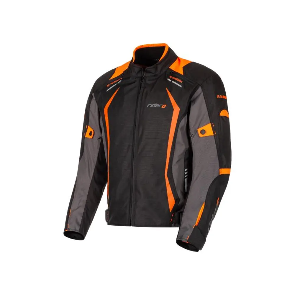 Мотокуртка Ridero YR GS-21018 (помаранчева) 4XL в магазині Motomarket